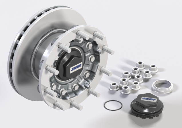 RS RADKÖPFE TE5 KOMPLETT für eine Achse (RB=80MM)